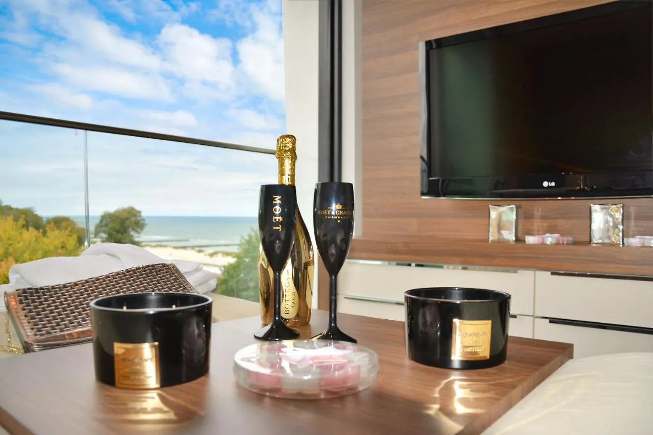 Apartment Marine Hotel Apartament Prywatny Studio Widok Na Morze Basen Sauna Jacuzzi 5 Pietro Kolobrzeg